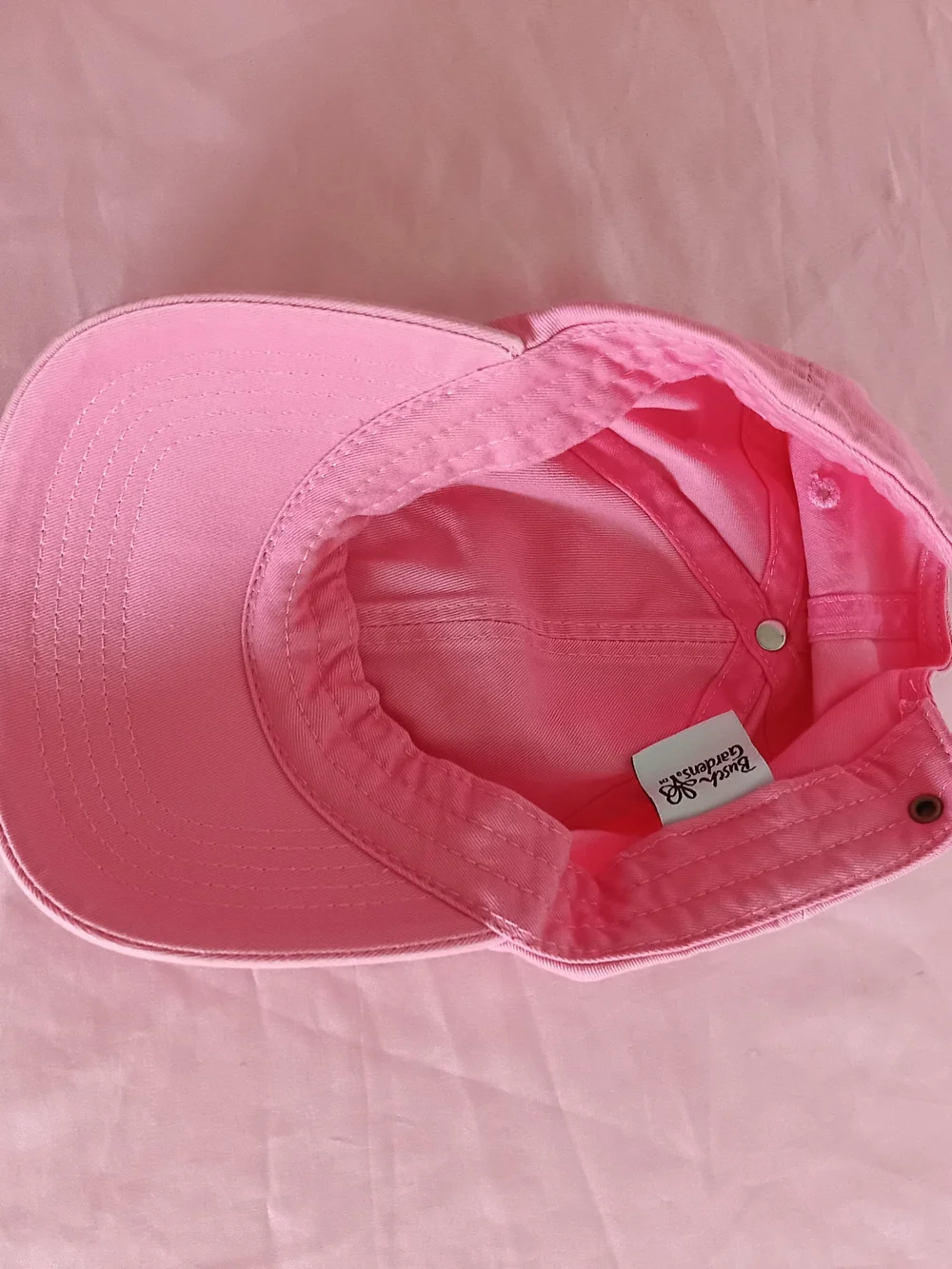 Busch Gardens Pink Retro Tourist Strap back Baseball Cap Hat